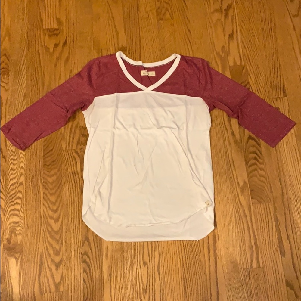 Hollister 3/4 length tee